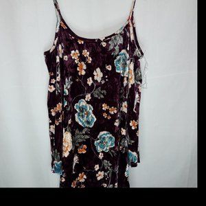 Velvety Flower Dress